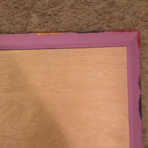 Dr Seuss inspired wooden frame acrylic painting - Picture 8 of 12